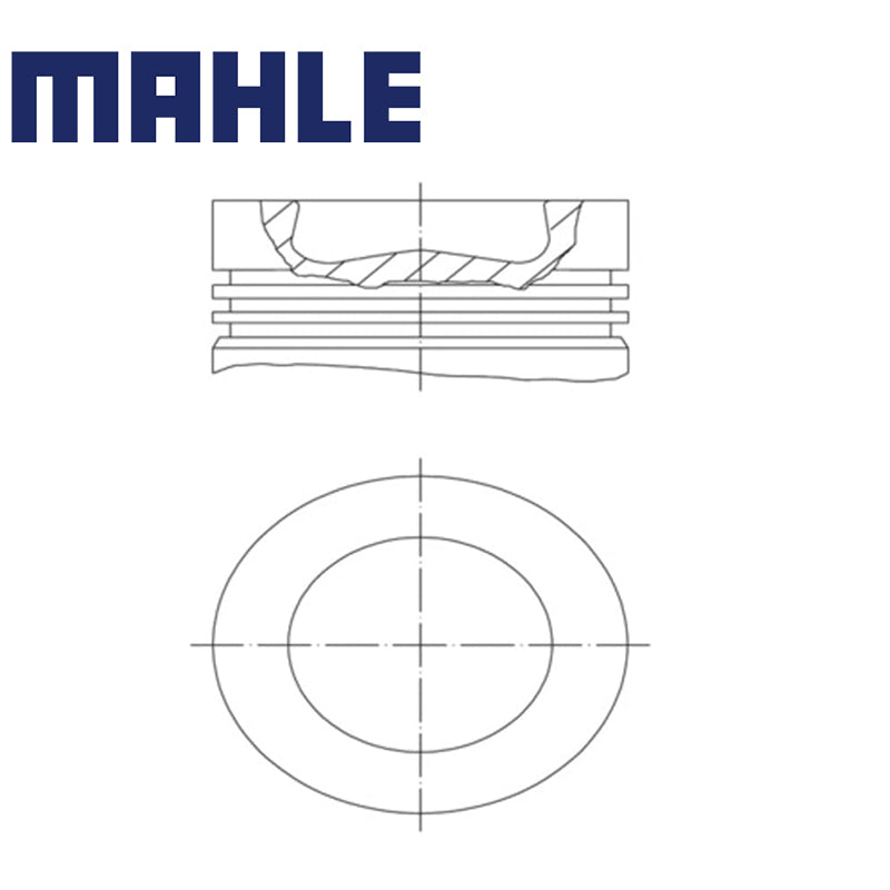 Piston MAHLE 038 56 00,23558901 for VOLVO FM12 12.1 1998-2005