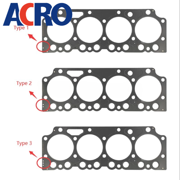 ACRO Cylinder head gasket 1,63mm 3 holes 4292653 suitable for DEUTZ