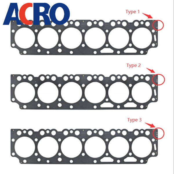 ACRO Cylinder head gasket 1,62mm 3holes 4294196 suitable for DEUTZ