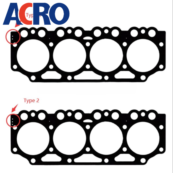 ACRO Cylinder head gasket 1,6mm 3 holes 4201564 suitable for DEUTZ