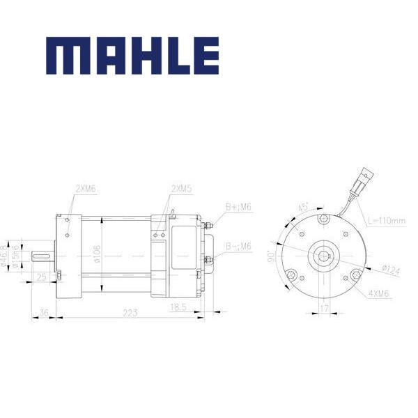 MM 420 motor 12V 0,5kW AMG6381