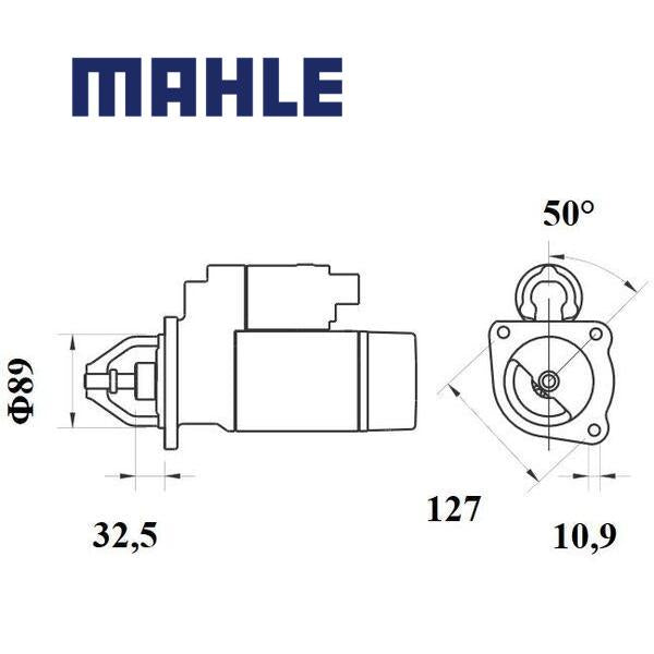Starter MS 717 MAHLE 3472163, T406500 MS717