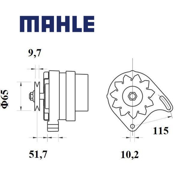 Alternator MG770 MAHLE, MG 770