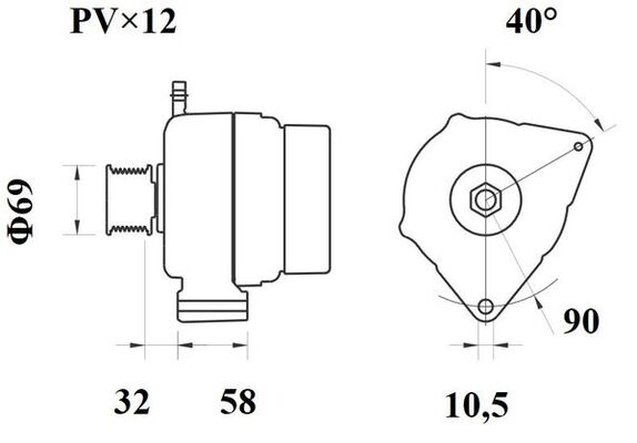Mahle MG 822