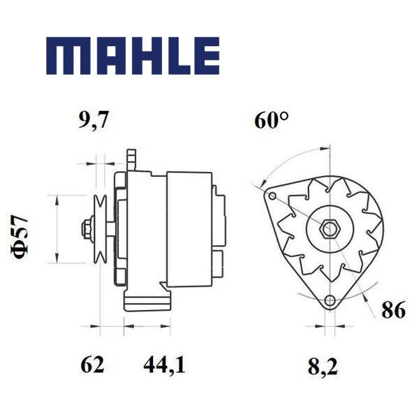 Alternator MG603 MAHLE, MG 603