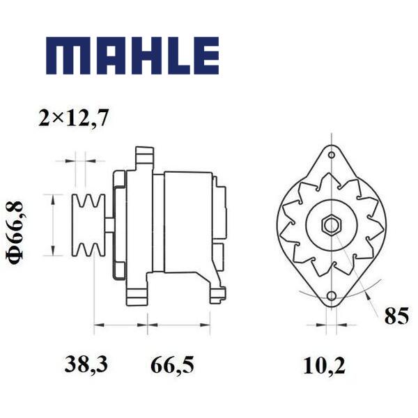 Alternator MG882 MAHLE MN16.359.357, MG 882