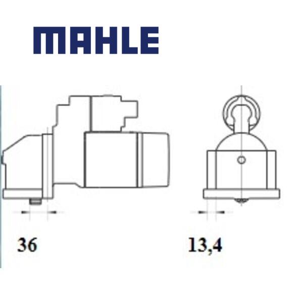 Starter MS 1081 MAHLE CC1T 11000BB, 1741087, CC1T 11000BA MS1081