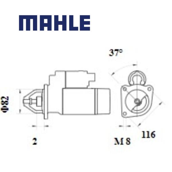 Starter MS 1083 MAHLE 5802AQ, 5802FA, K1347058080 MS1083