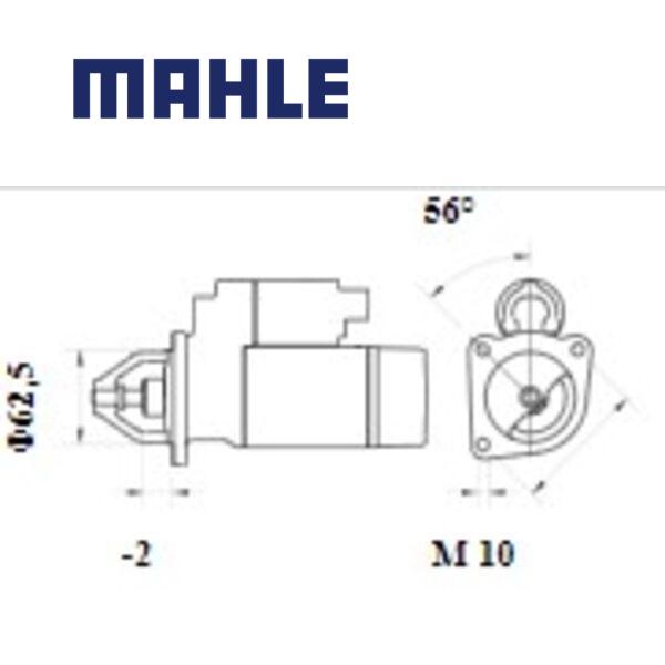 Starter MS 1089 MAHLE 1320921080, 212153708010, 3110086CB1 MS1089