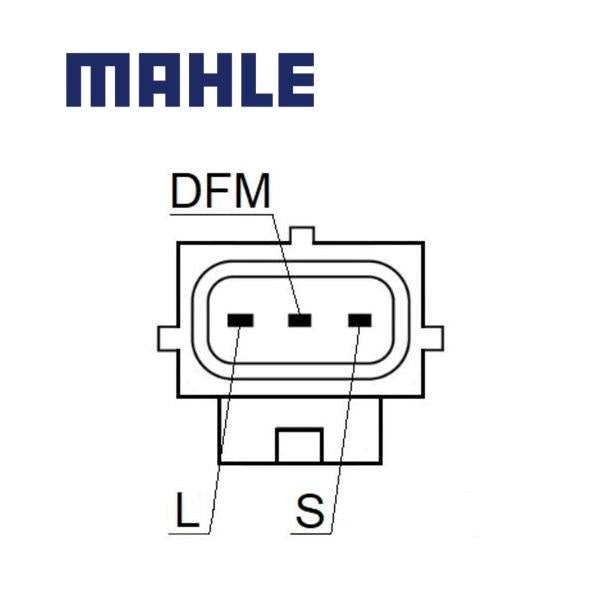 Alternator MG 1063 MAHLE 1498518, 2C1T10300BA, 4461712 MG1063