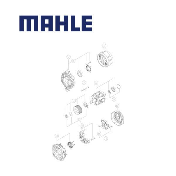 Alternator MG1045 MAHLE LVA21236, MG 1045