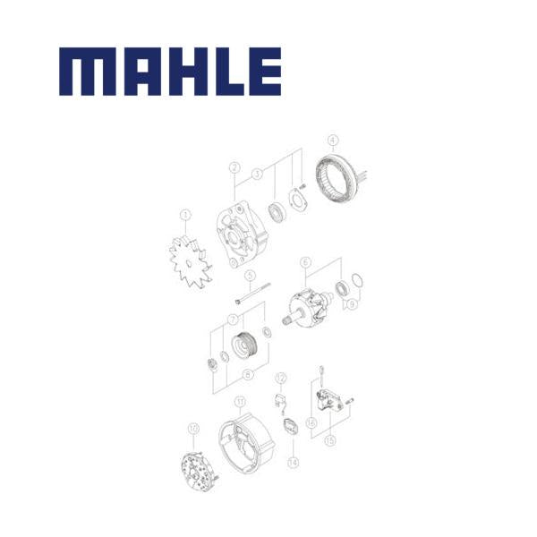 Alternator MG927 MAHLE 01184024, 01184028, 01184219, MG 927