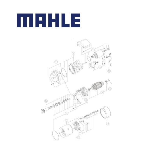Starter MS 77 MAHLE 0R2187, 107173, 11707118 MS77