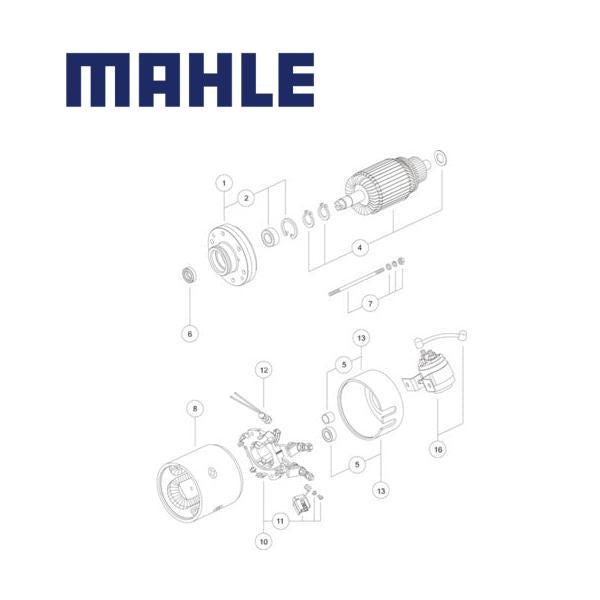 Electric Motor MM132 MAHLE, MM 132