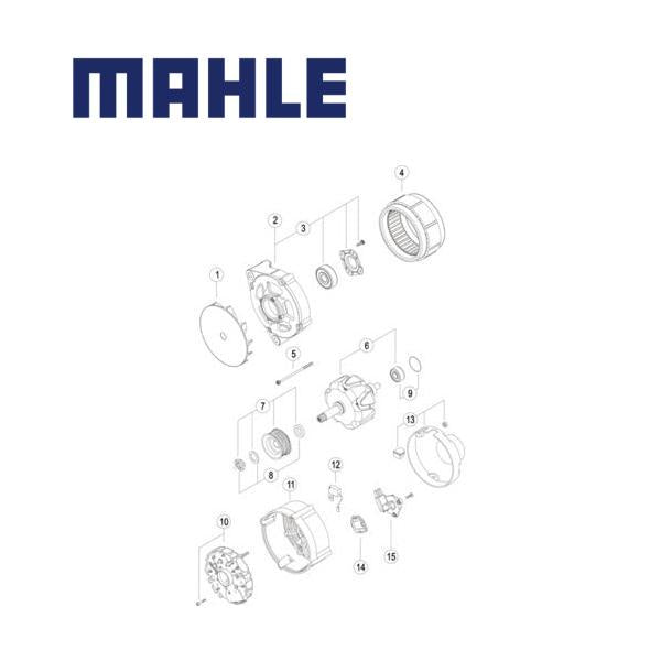 Alternator MG773 MAHLE 0101549002, 01180903, 6290070, MG 773