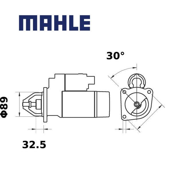 Starter MS299 MAHLE 4213912M91, MS 299