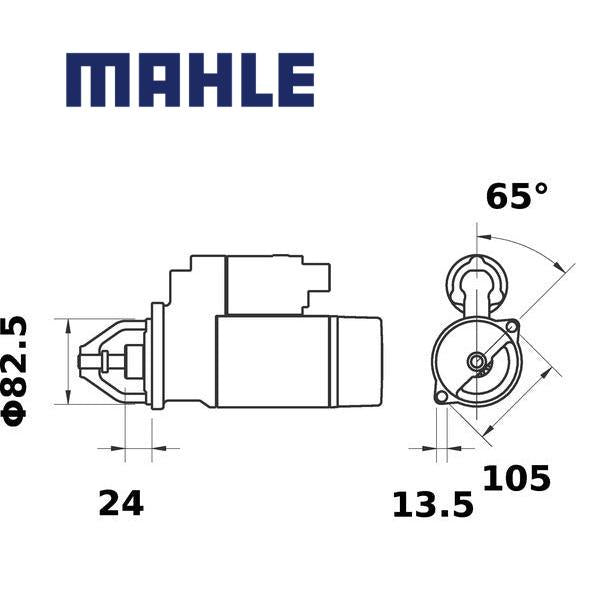 Starter MS194 MAHLE 35532032F, 6005706620, CT6005706620, MS 194