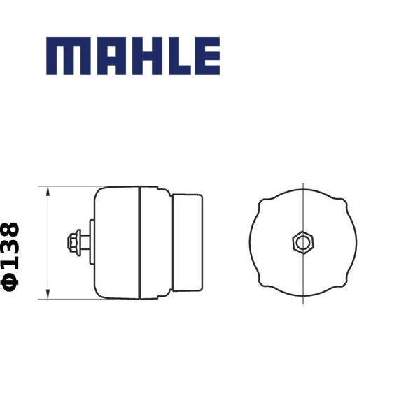 Alternator MG607 MAHLE 0000802797, 01179896, 11716111, MG 607