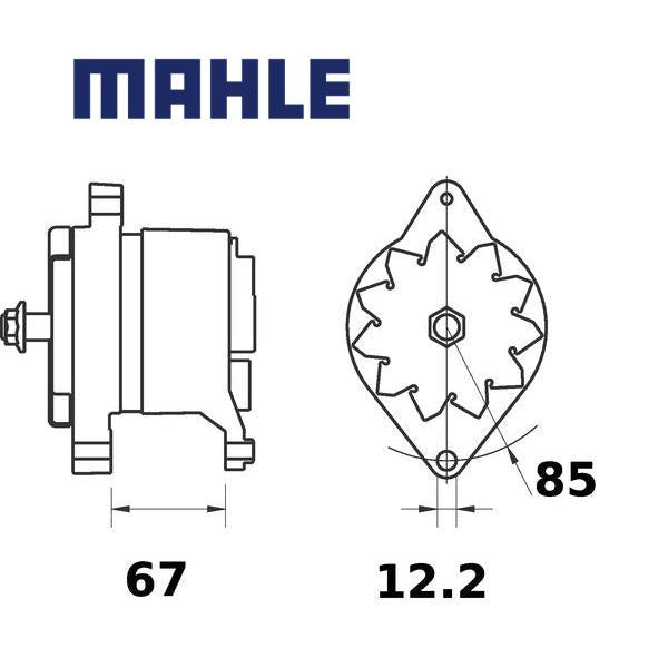 Alternator MG540 MAHLE 294397320, 73327987, MG 540